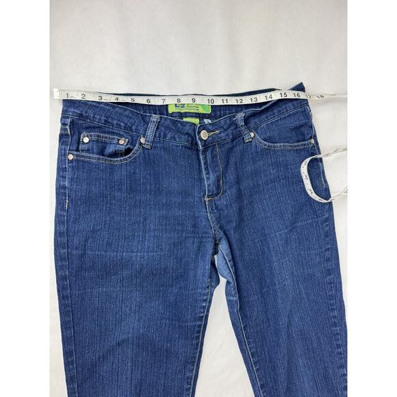 Vintage Y2K L2 Embellished Butterfly Pocket Levi's Butterfly Jeans Size 13 Taper - Picture 6 of 9